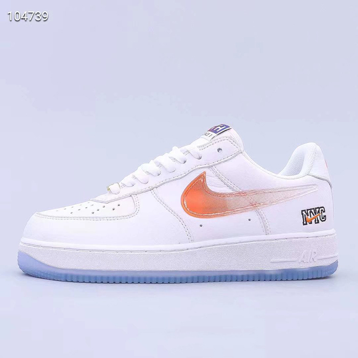 Air Force 1 Low AF1 Running Shoes-White/Orange-4697176