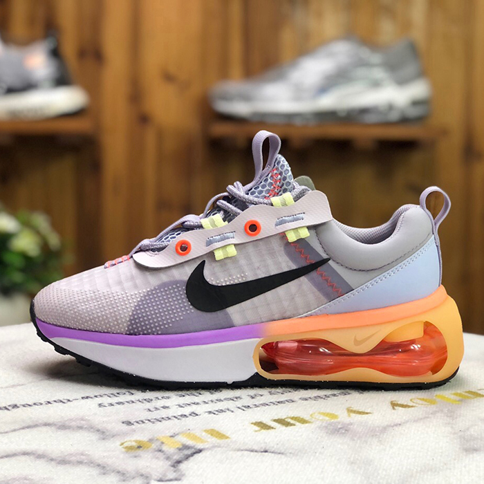 Air Max 2021 Women Running Shoes-Gray/Orange-5006982