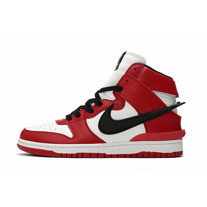 AMBUSH X SB DUNK High Running Shoes-White/Red-1279517