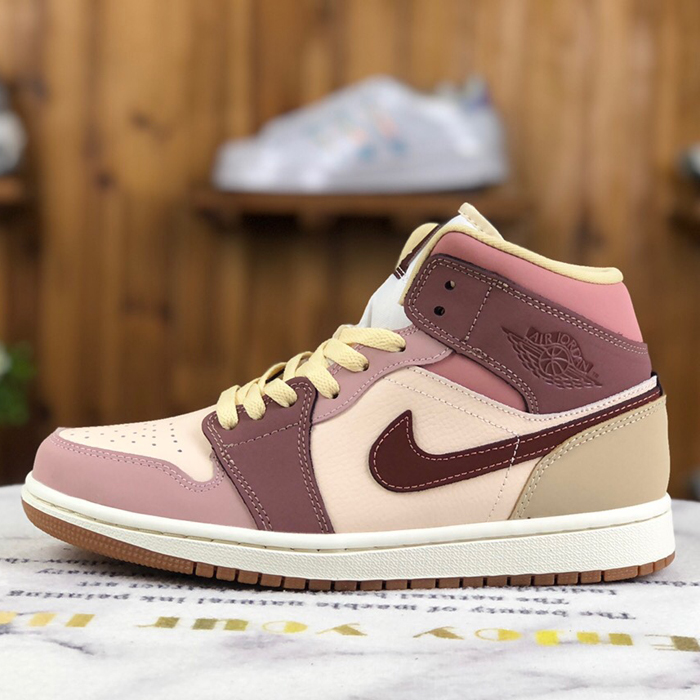 Air Jordan 1 All Star AJ1 High Retro Running Shoes-Khikai/Wine Red-204472