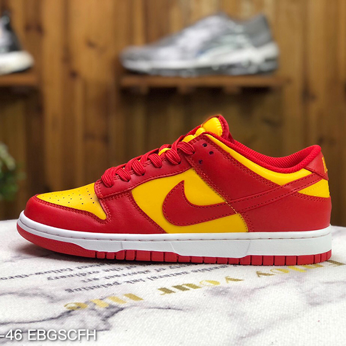 SB Dunk High Michigan Running Shoes-Red/Yellow-1043792