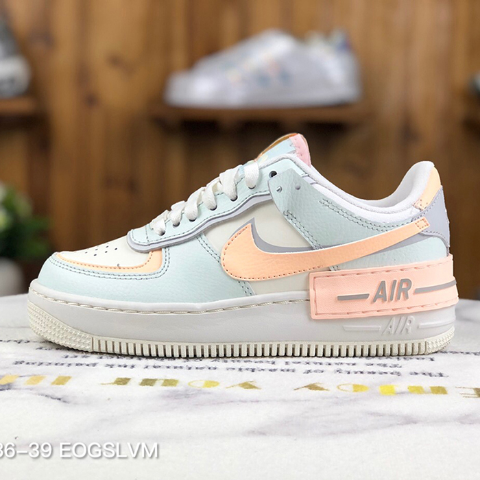 Air Force1 AF1 Women Running Shoes-Blue/Pink-6305119