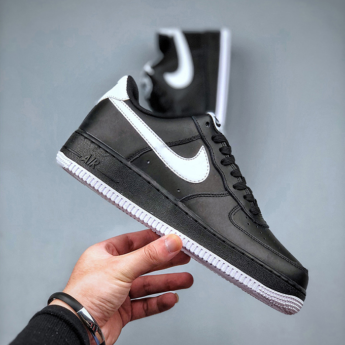 Air Force 1 Low AF1 Running Shoes-Black/White-7906427