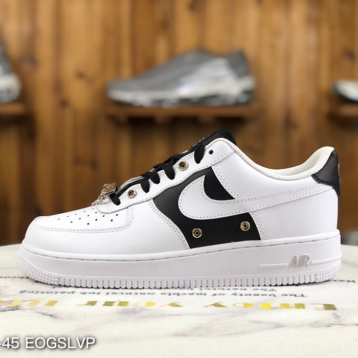 Air Force 1 Low AF1 Running Shoes-Black/White-4496859