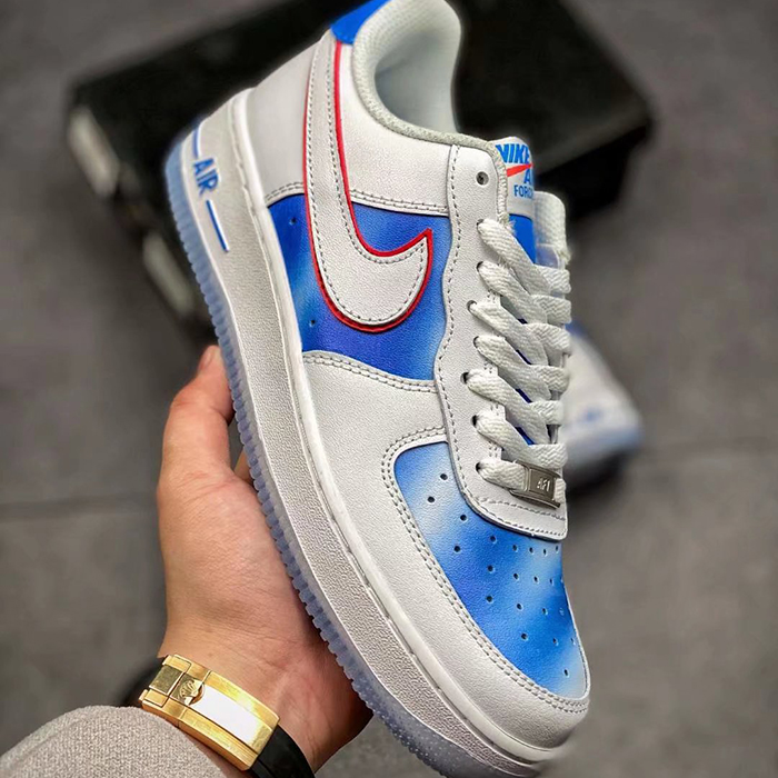 Air Force 1 Low AF1 Running Shoes-White/Blue-5999071