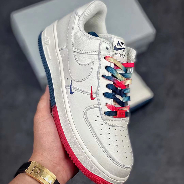 Air Force 1'07 AF1 Running Shoes-White/Red-1139270