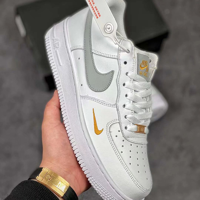 Air Force 1'07 AF1 Running Shoes-White/Gray-5981819