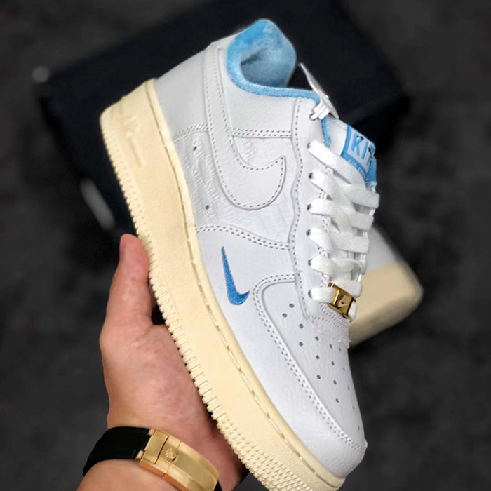 Air Force 1'07 AF1 Running Shoes-White/Blue-6905928