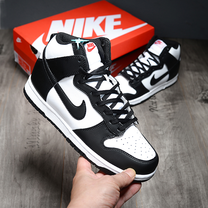 SB Dunk Low High Running Shoes-White/Black-6668115