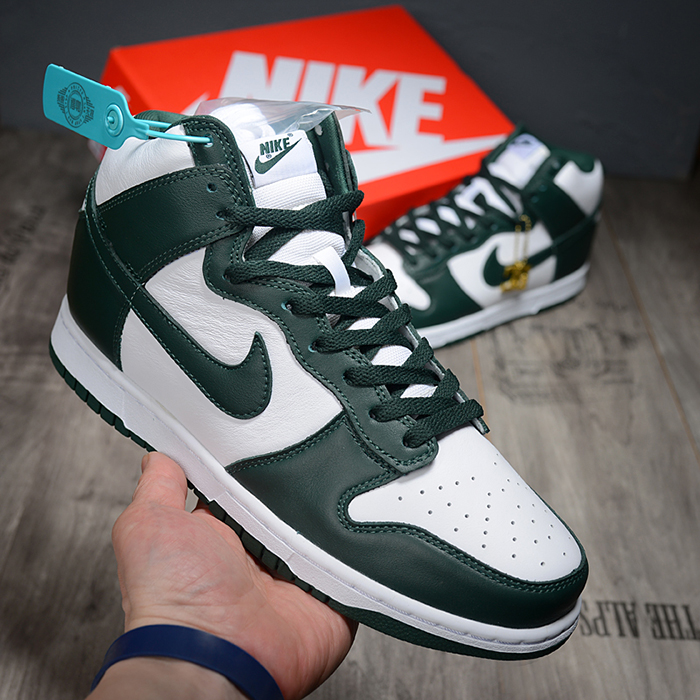 SB Dunk Low High Running Shoes-Green/White-4988293