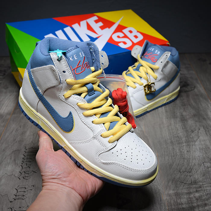 SB Dunk Low High Running Shoes-White/Blue-1823827