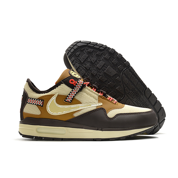 Air Max 1 TS Running Shoes-Khkai/Black-1039558