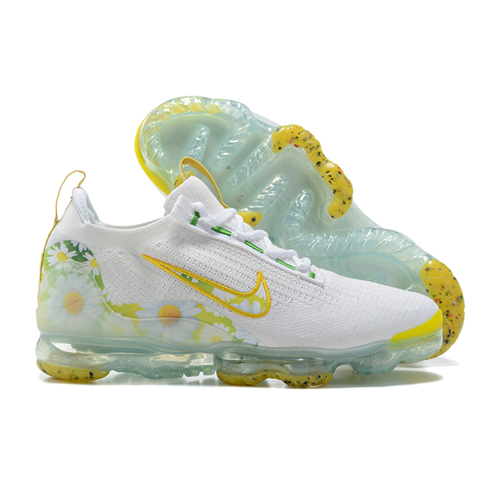 2021 Air Max VaporMax Running Shoes-White/Yellow-8037925