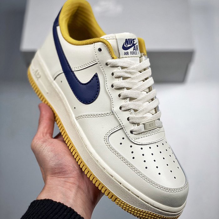 Air Force 1 AF1 Running Shoes-White/Yellow-6709060