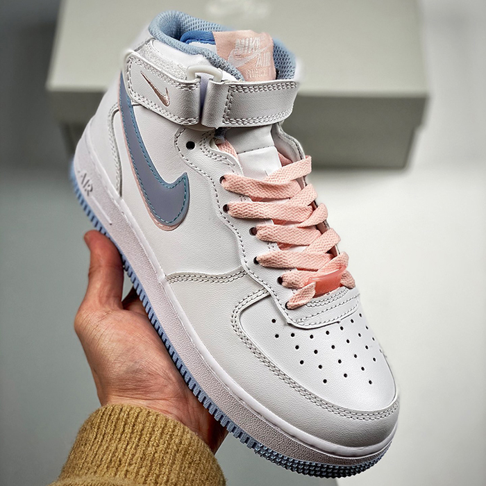 Air Force MID AF1 high Running Shoes-All Gray-5646619