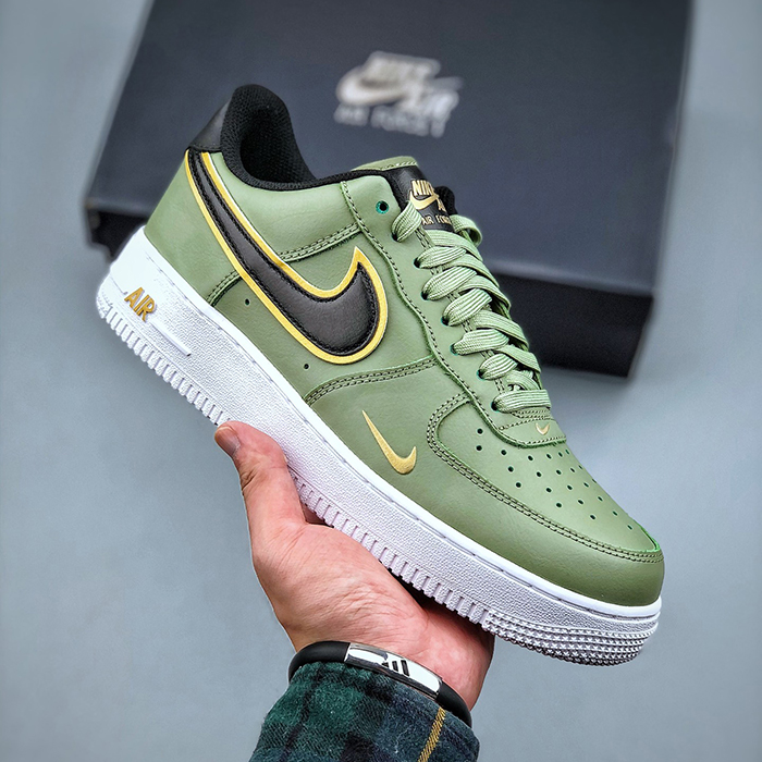 Air Force 1'07 AF1 high Running Shoes-Green/Black-6425032