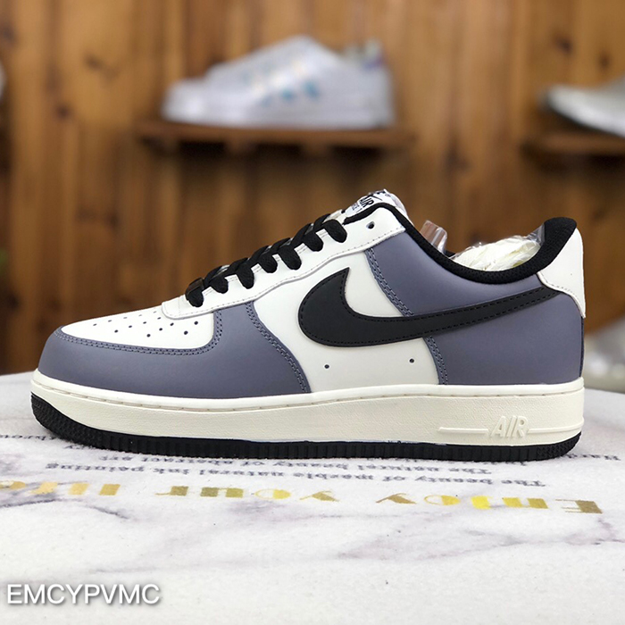 Air Force1 Low AF1 Running Shoes-White/Blue-9212929