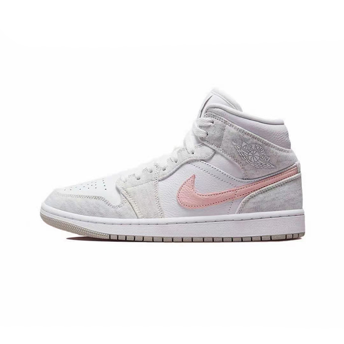 Air Jordan 1 AJ1 High Running Shoes-Gray/Pink-8631689