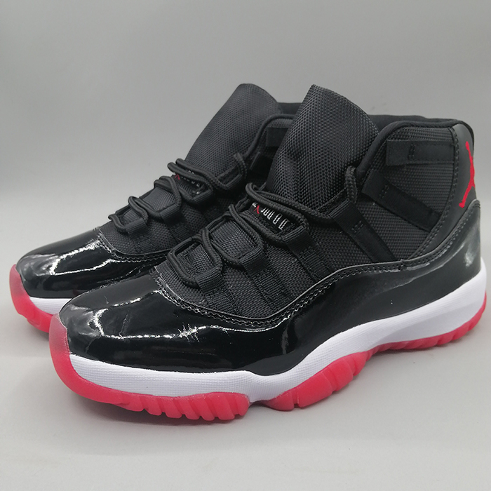 Air Jordan 11 AJ11 Retro High Running Shoes-Black/Red-3688819