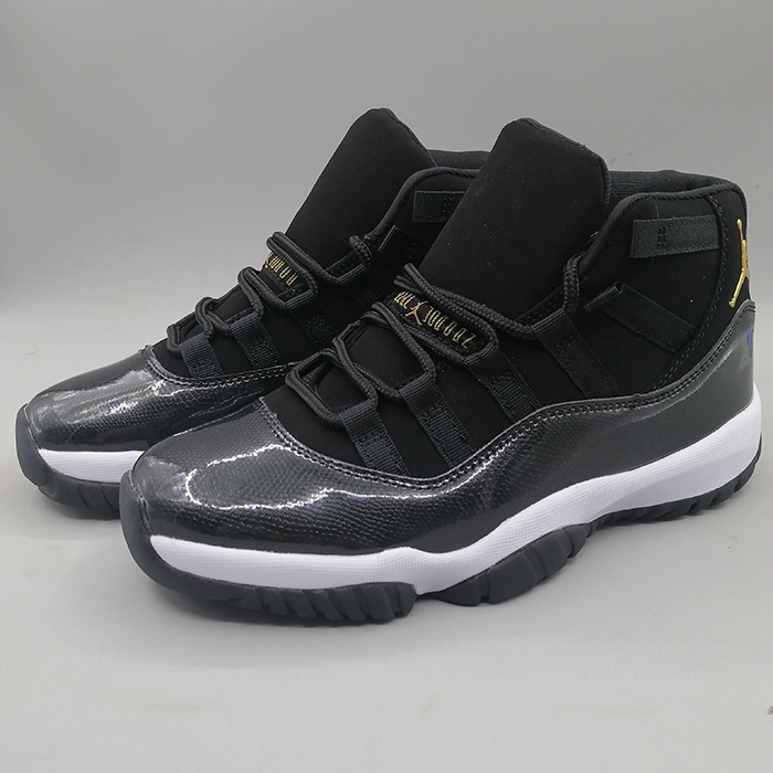 Air Jordan 11 AJ11 Retro High Running Shoes-Black/White-8533326