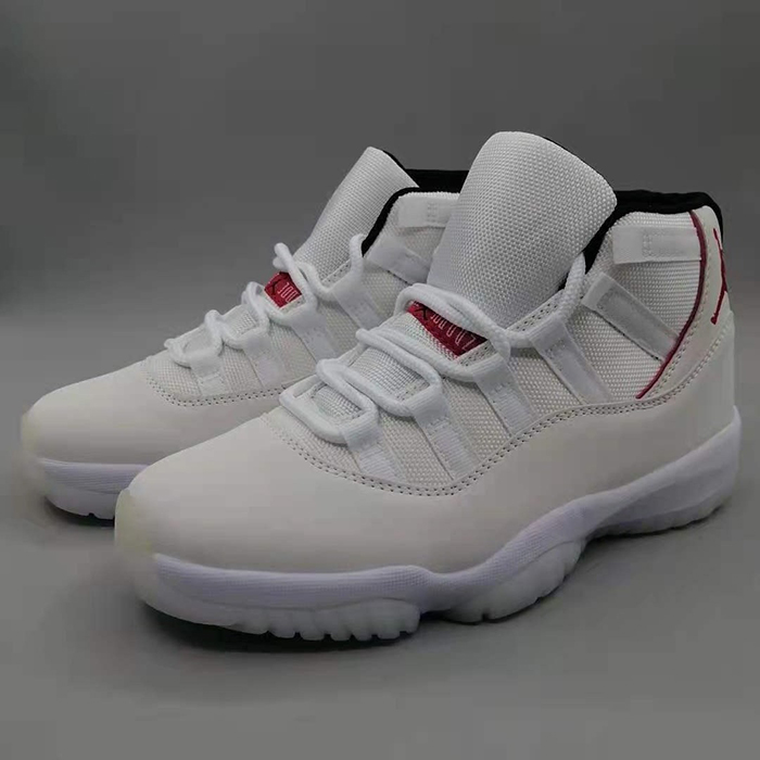 Air Jordan 11 AJ11 Retro High Running Shoes-All White-845356