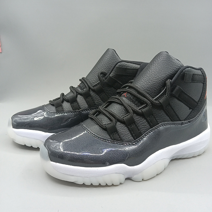 Air Jordan 11 AJ11 Retro High Running Shoes-Black/White-3731962