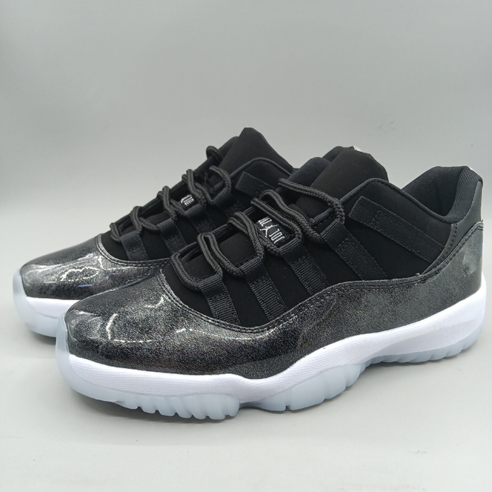 Air Jordan 11 AJ11 Retro Running Shoes-Black/Gray-8253177