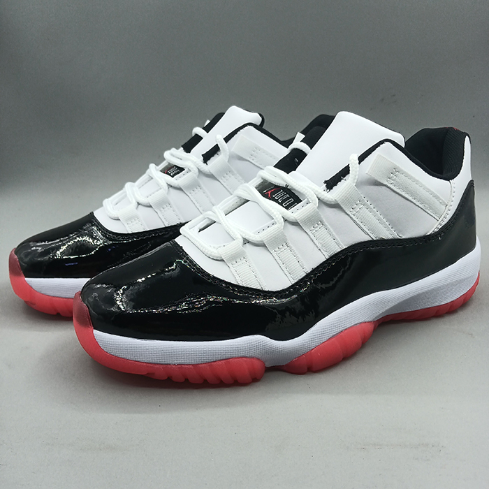 Air Jordan 11 AJ11 Retro Running Shoes-White/Black-1353125