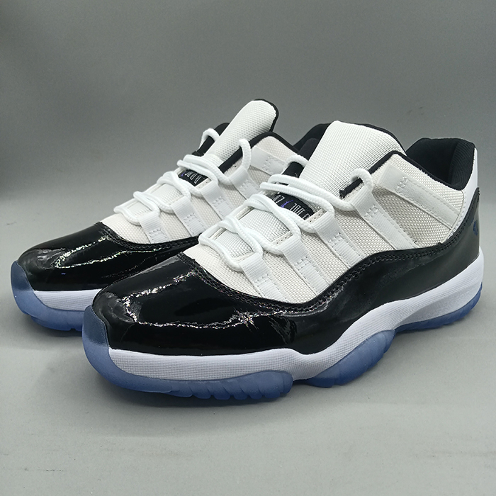 Air Jordan 11 AJ11 Retro Running Shoes-White/Black-858961