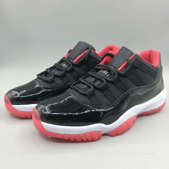 Air Jordan 11 AJ11 Retro Running Shoes-Black/White-8654427