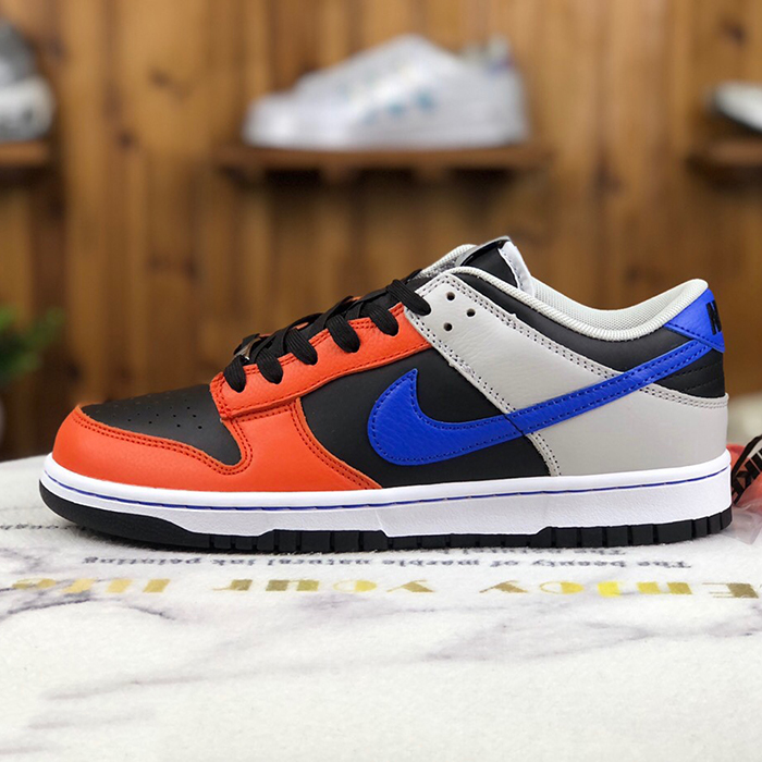 SB Dunk Low “Knicks”Running Shoes-Black/Orange-422049