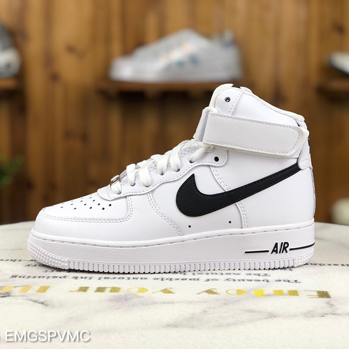 Air Force 1 High AF1 Running Shoes-White/Black-8667660