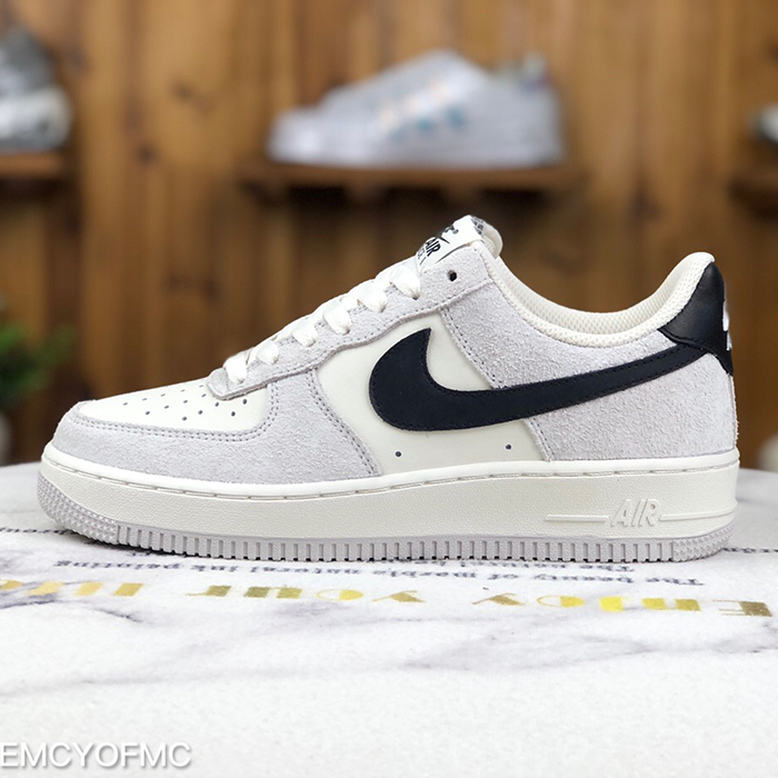 Air Force 1 Low '07 AF1 Running Shoes-Gray/Black-9565824