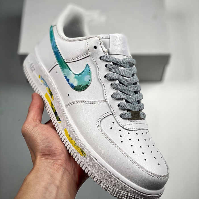 Air Force 1 Low '07 AF1 Running Shoes-White/Green-6820878