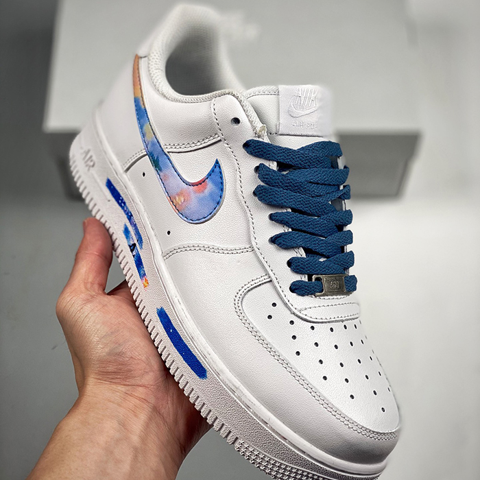 Air Force 1 Low '07 AF1 Running Shoes-White/Blue-4504475