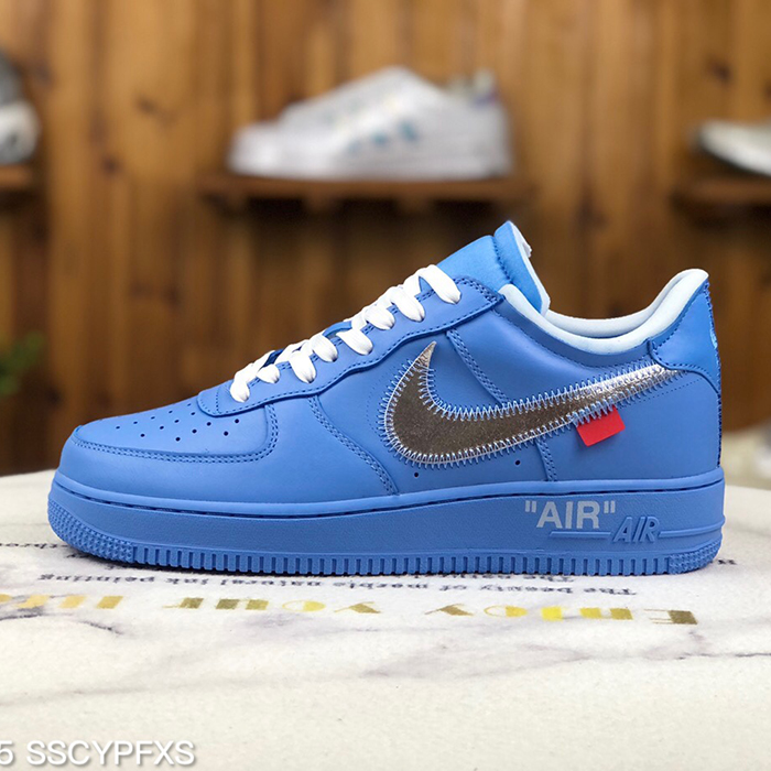 Air Force 1'07 Low AF1 Running Shoes-Blue/Black-7111820