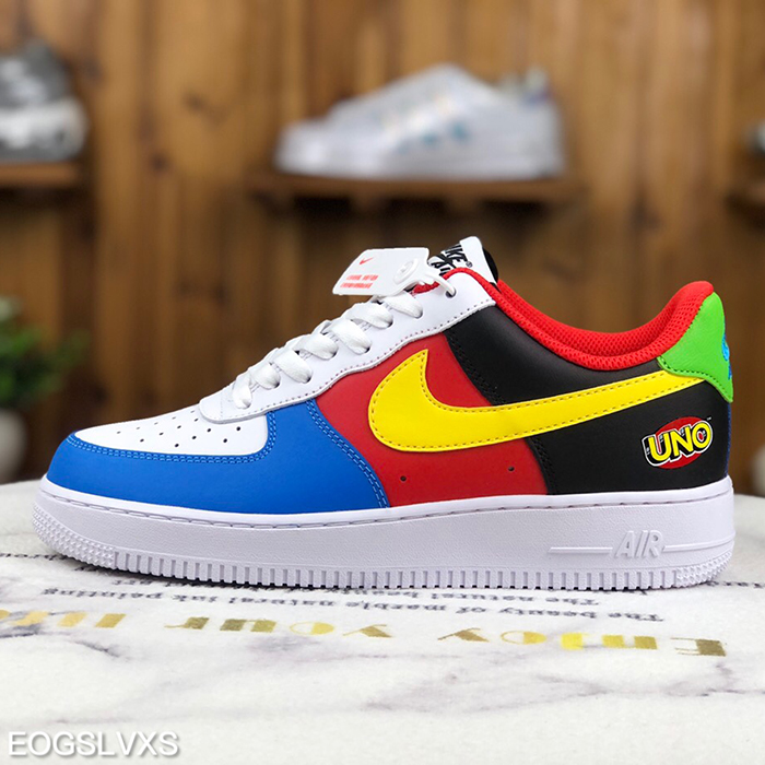 Air Force 1'07 Mid AF1 Running Shoes-Red/White-4244128