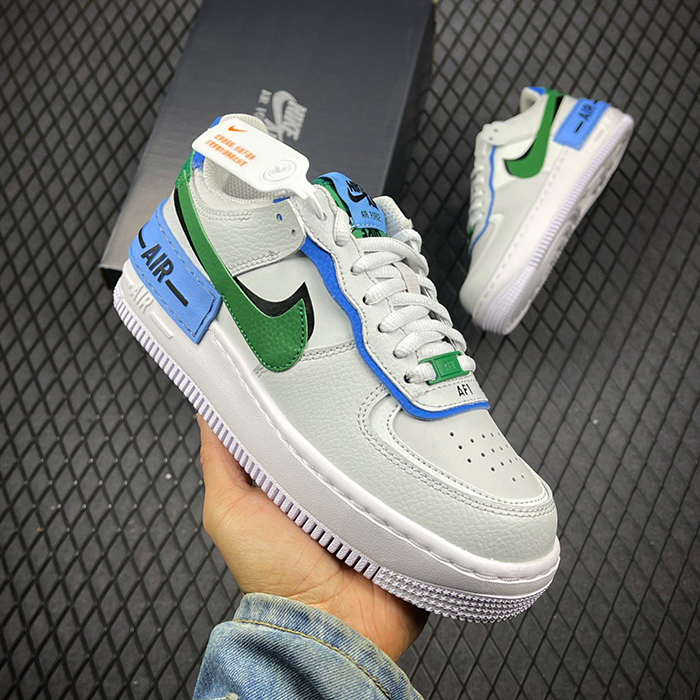 Air Force 1 Low 07 AF1 Women Running Shoes-White/Blue-8316320