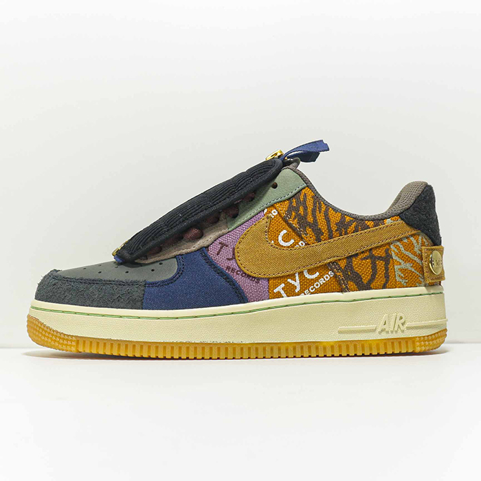 Air Force 1 Low '07 AF1 Running Shoes-Gray/Yellow-4876801