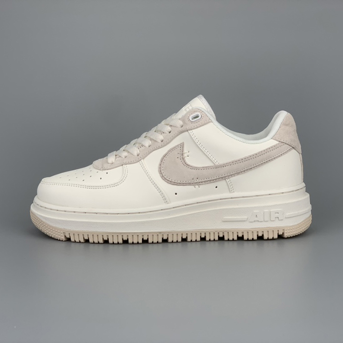 Air Force 1 Low '07 Luxe AF1 Running Shoes-White/Gray-4118630