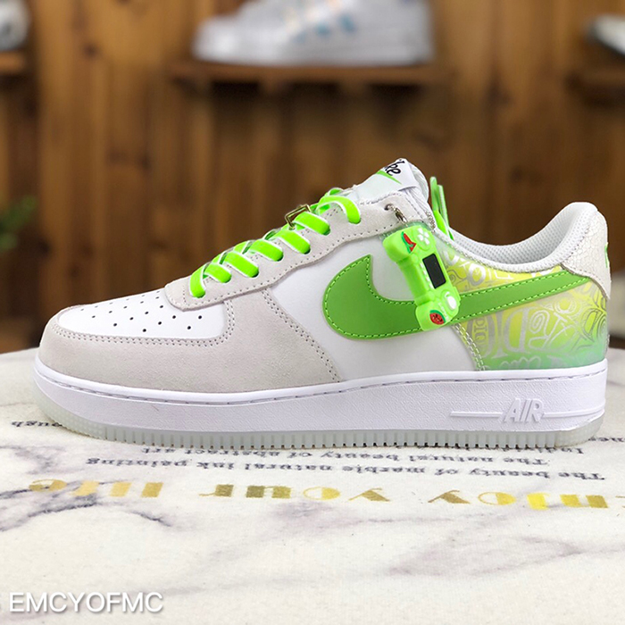 Air Force 1 Low '07 AF1 Running Shoes-White/Green-693427