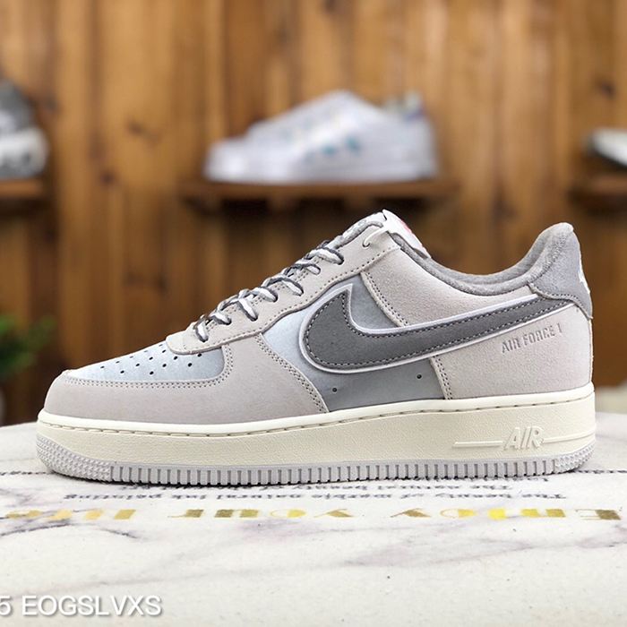 Air Force 1 Low '07 AF1 Running Shoes-Gray/White-7885307