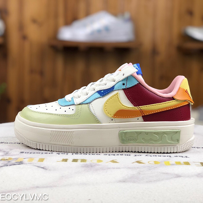 Air Force 1 Low '07 AF1 Running Shoes-Green/White-4580863