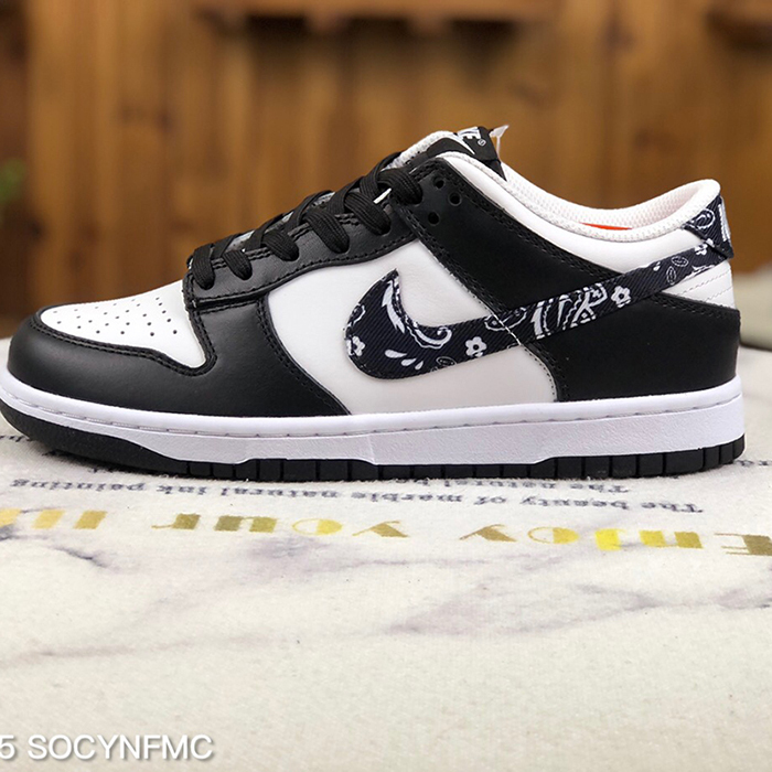 SB DUNK LOW Running Shoes-Black/White-9911574