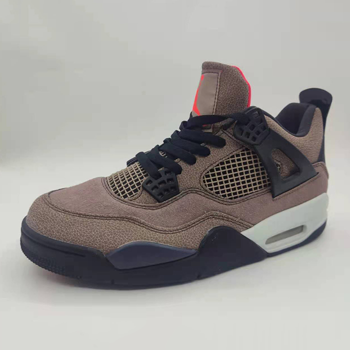 Air Jordan 4 AJ4 Retro High Running Shoes-Brown/Black-4389229