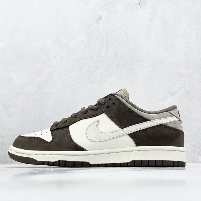 SB Dunk Low Running Shoes-Gray/White-8131716