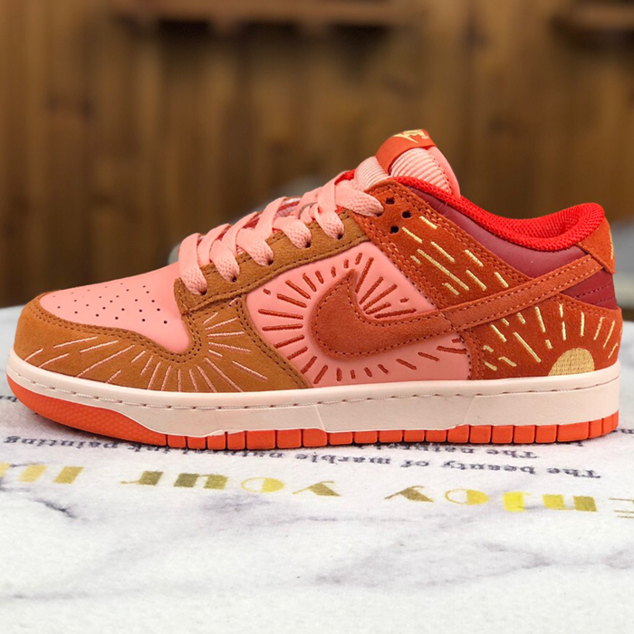 SB Dunk Low “Winter Solstice”Running Shoes-Pink/Khkai-3999360