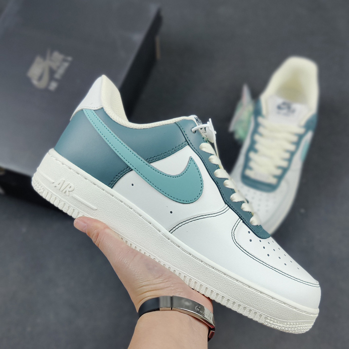 Air Force 1 Low AF1 Running Shoes-White/Green-7245003