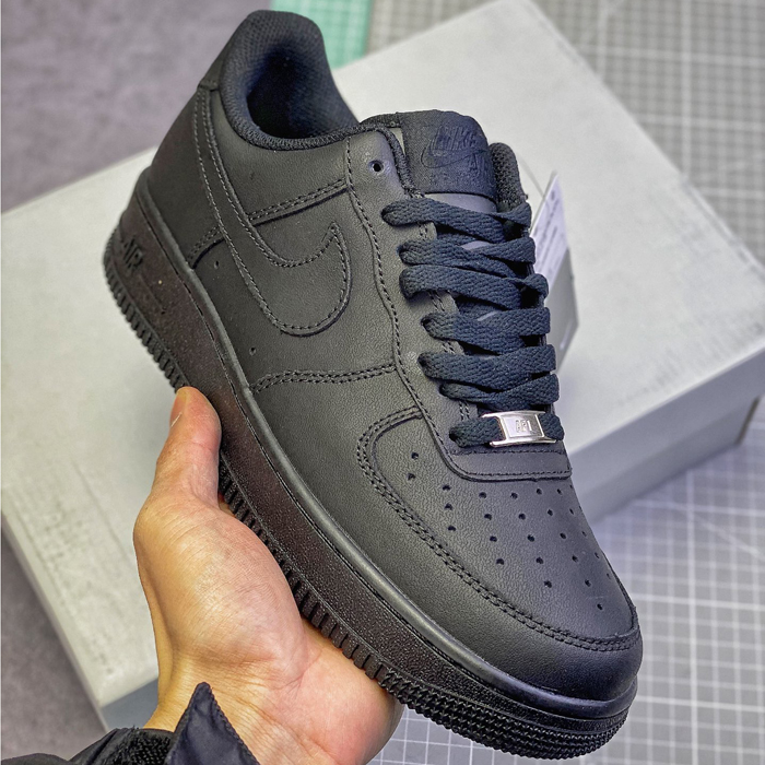 Air Force 1 Low 07 AF1 Running Shoes-All Black-9800931