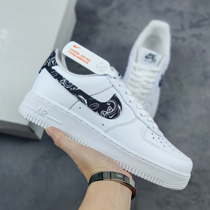 Air Force 1 Low AF1 Running Shoes-White/Black-8544538